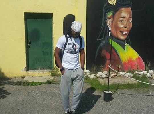 Omari Banks Records New Music in Jamaica