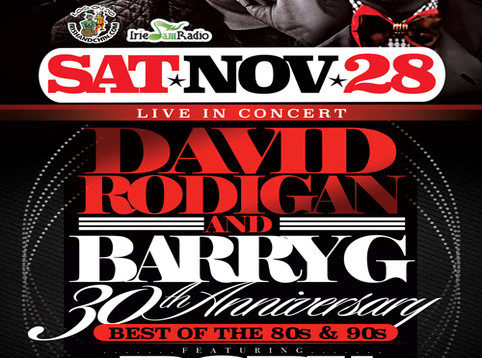 Rodigan and Barry G 30th Anniversary