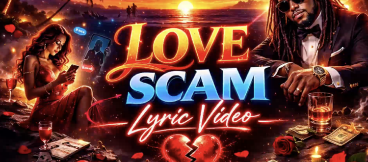 Delly Ranx Love Scam Lyric Video